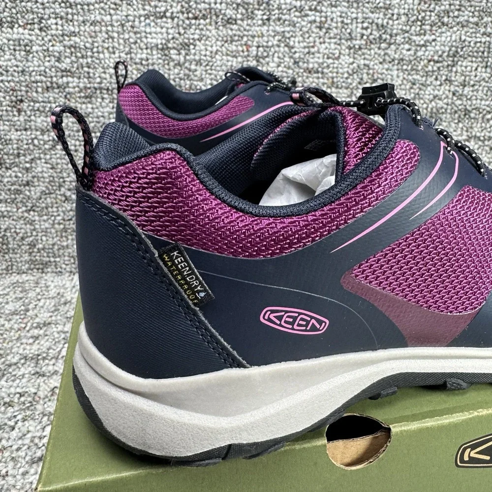 KEEN Shoes Youth Size 6 Wanduro Low Waterproof Sky Captain Purple New